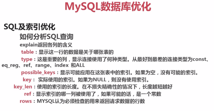 mysql性能优化7